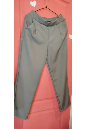 Pantalón de Vestir con Elástico Talle XL