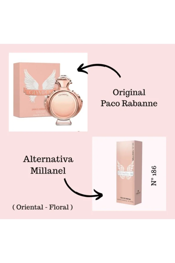 Perfume Millanel N°186 Olimpia Mujer Edp 30 ml